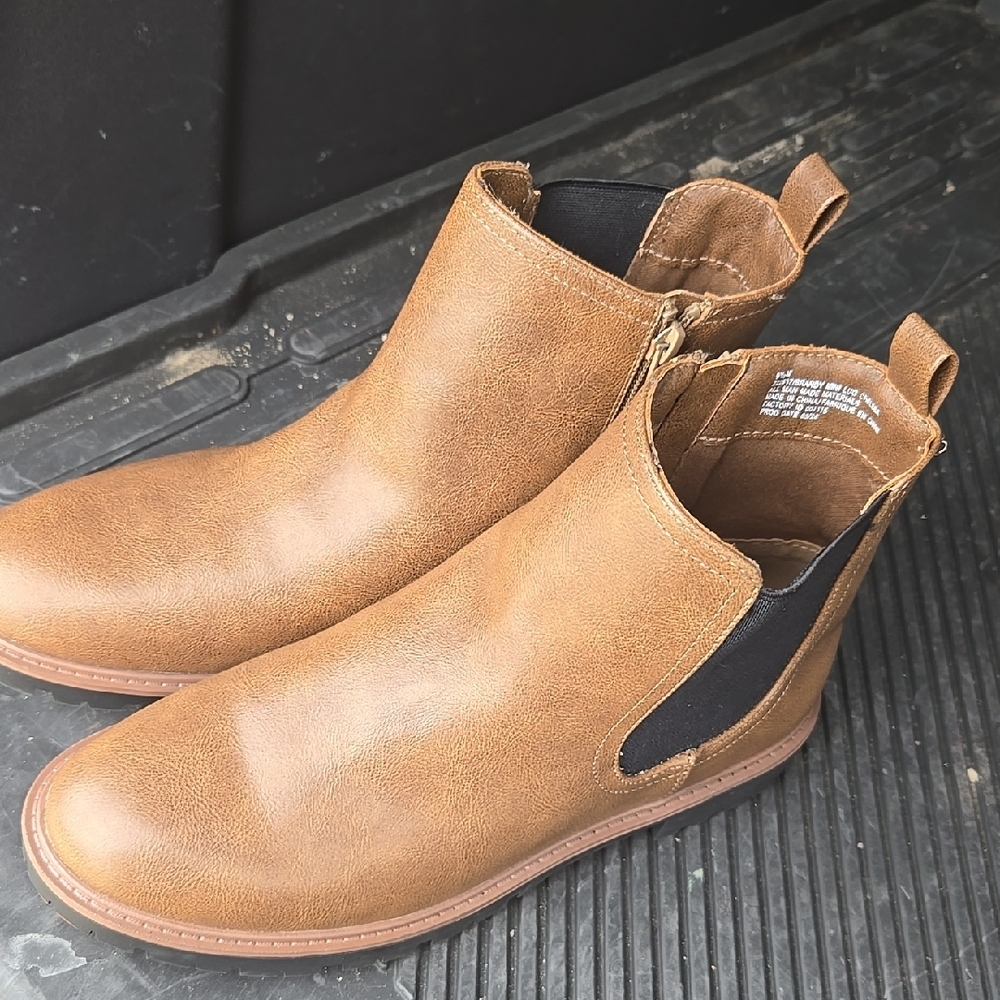 Women Brown Leather Ankle Boots
